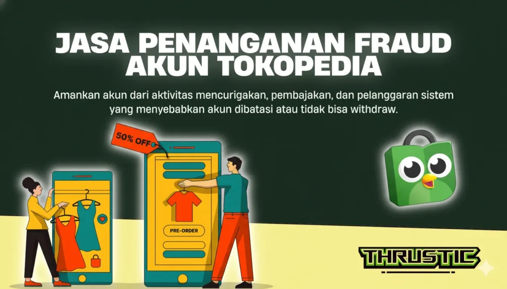 Banner Jasa Penanganan Fraud Akun Tokopedia